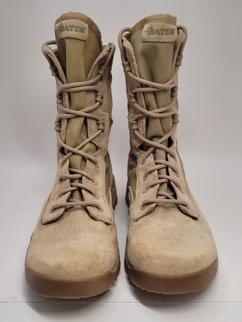Bates Zero Mass 8" Tactical Boots Men's Size 8 EW Extra Wide Desert Tan E05118